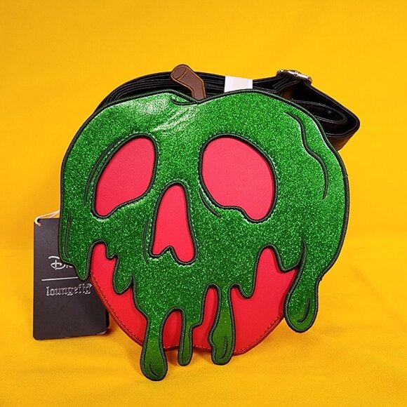 Loungefly Disney Snow White and the Seven Dwarfs Poison Apple Crossbody Bag NEW - Picture 13 of 13